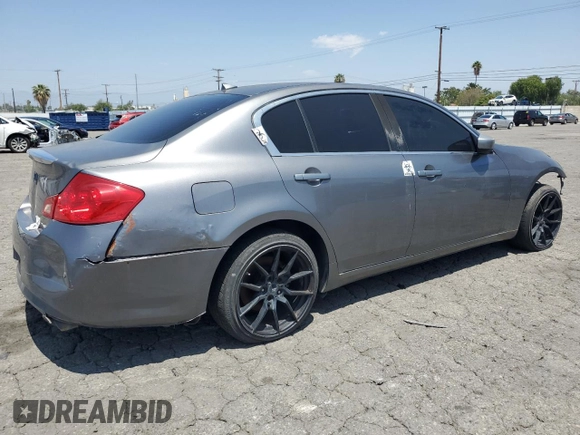 2011 Infiniti G37 Journey with VIN JN1CV6AP2BM507901, listed as a Copart auction lot 55707405 with Not Provided miles and Clean Title. Bid and sale history available at DreamBid. Image 3.