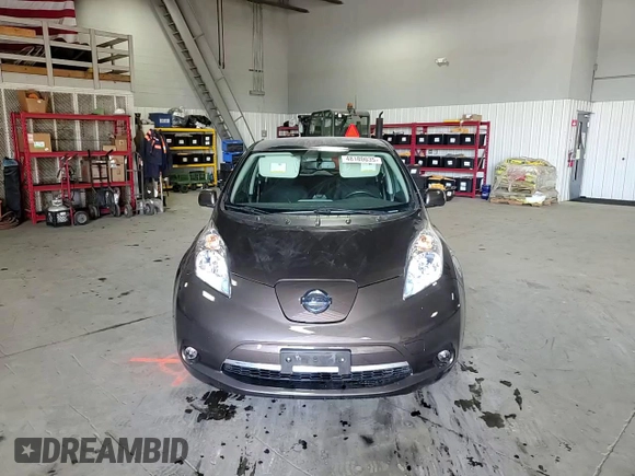 2016 Nissan LEAF SL with VIN 1N4BZ0CP3GC302114, listed as a Copart auction lot 48180035 with 55,999 mi miles and Salvage Title. Bid and sale history available at carsss.com. Image 10.