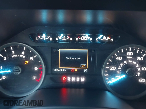 2019 Ford F-150 XL with VIN 1FTEW1C44KKE81550, listed as a IAAI auction lot 42012568 with 53,978 mi miles and . Bid and sale history available at carsss.com. Image 7.