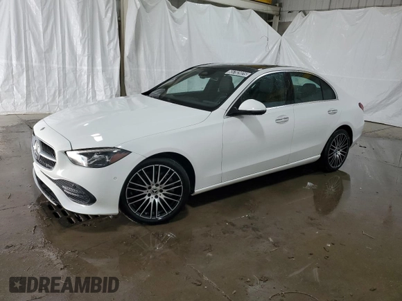 2024 Mercedes-Benz C 300 with VIN W1KAF4GB9RR219314, listed as a Copart auction lot 65782025 with 30,364 mi miles and Clean title. Bid and sale history available at DreamBid. Image 1.