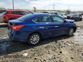 2018 Nissan Sentra SV with VIN 3N1AB7AP5JL656317, listed as a Copart auction lot 53551205 with 83,292 mi miles and Salvage Title. Bid and sale history available at carsss.com. Image 3.