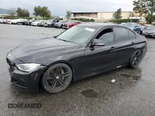 2014 BMW 3 Series 335i with VIN WBA3A9C55EF479359, listed as a Copart auction lot 48224715 with 98,747 mi miles and Salvage Title. Bid and sale history available at carsss.com. Image 1.