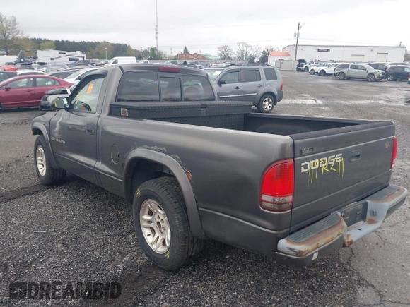 2002 Dodge Dakota with VIN 1B7FL16X62S683972, listed as a IAAI auction lot 41972271 with 158,436 mi miles and . Bid and sale history available at carsss.com. Image 3.