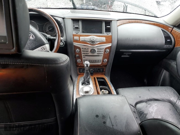 2018 Infiniti QX80 with VIN JN8AZ2NE0J9190068, listed as a Copart auction lot 81597904 with Not provided miles and Salvage title. Bid and sale history available at DreamBid. Image 8.