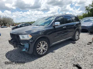 2014 Dodge Durango Citadel with VIN 1C4SDJET1EC349261, listed as a Copart auction lot 61129465 with 201,451 mi miles and Salvage title. Bid and sale history available at DreamBid. Image 1.