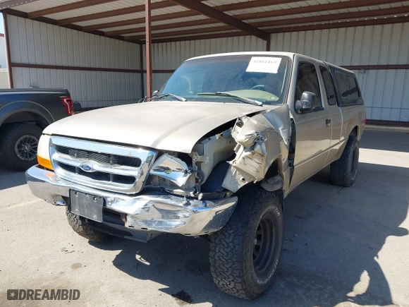 1999 Ford Ranger XL with VIN 1FTYR14X9XTA59675, listed as a IAAI auction lot 41861165 with 208,928 mi miles. Bid and sale history available at carsss.com. Image 6.