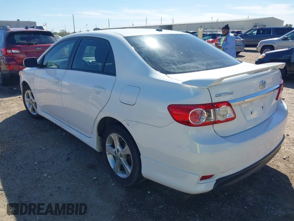 2011 Toyota Corolla L with VIN 2T1BU4EE7BC732417, listed as a IAAI auction lot 41780487 with 116,765 mi miles. Bid and sale history available at carsss.com. Image 3.