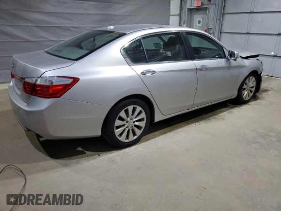 2015 Honda Accord EX-L with VIN 1HGCR2F80FA135480, listed as a Copart auction lot 57364185 with 183,265 mi miles and Salvage title. Bid and sale history available at DreamBid. Image 3.