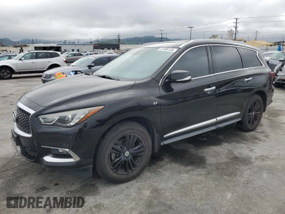 2018 Infiniti QX60 with VIN 5N1DL0MN0JC531127, listed as a Copart auction lot 51188135 with 202,698 mi miles and Salvage Title. Bid and sale history available at carsss.com. Image 1.