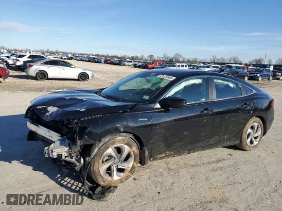 2020 Honda Insight EX with VIN 19XZE4F59LE005566, listed as a Copart auction lot 47826365 with 49,583 mi miles and Salvage Title. Bid and sale history available at DreamBid. Image 1.