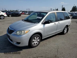 2006 Mazda MPV LX with VIN JM3LW28A960565402, listed as a Copart auction lot 55481735 with 190,869 mi miles and Salvage title. Bid and sale history available at DreamBid. Image 1.