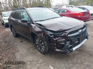 2025 Subaru Outback Limited z VIN 4S4BTANC2S3199865, wystawiony jako IAAI lot #42066365 z przebiegiem 1 016 mil mil oraz . Historia ofert i sprzedaży dostępna na DreamBid. Obrazek 1.