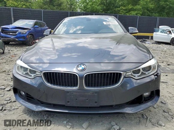 2015 BMW 4 Series 435i xDrive z VIN WBA3R5C56FK372962, wystawiony jako Copart lot #56378055 z przebiegiem 146 065 mil mil oraz Szkoda całkowita • Salvage title. Historia ofert i sprzedaży dostępna na DreamBid. Obrazek 5.