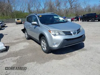2014 Toyota RAV4 XLE with VIN JTMRFREV3ED093904, listed as a IAAI auction lot 41968452 with 154,154 mi miles. Bid and sale history available at carsss.com. Image 1.