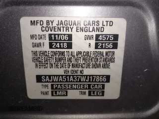 2007 Jaguar X-Type z VIN SAJWA51A37WJ17866, wystawiony jako IAAI lot #41536063 z przebiegiem 121 177 mil mil oraz . Historia ofert i sprzedaży dostępna na DreamBid. Obrazek 9.