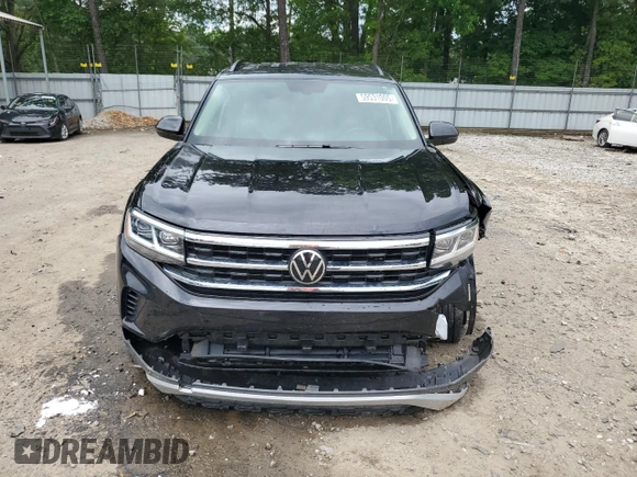 2022 Volkswagen Atlas SE with VIN 1V2DP2CA4NC534992, listed as a Copart auction lot 59531005 with 41,927 mi miles and Salvage title. Bid and sale history available at DreamBid. Image 5.