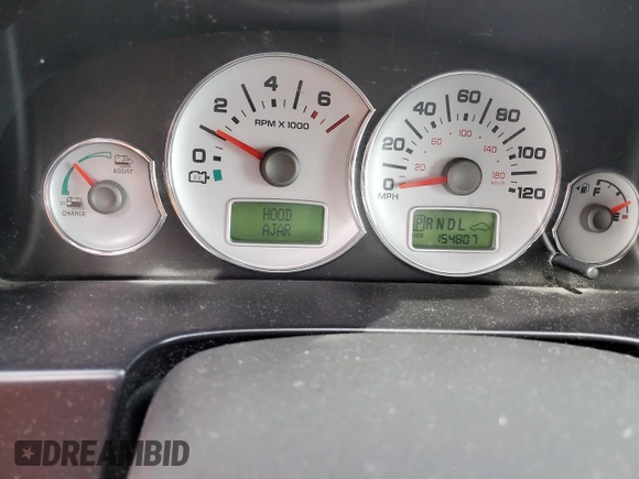 2005 Ford Escape Hybrid with VIN 1FMCU96H55KC74059, listed as a Copart auction lot 57065685 with 154,807 mi miles and Salvage title. Bid and sale history available at DreamBid. Image 9.