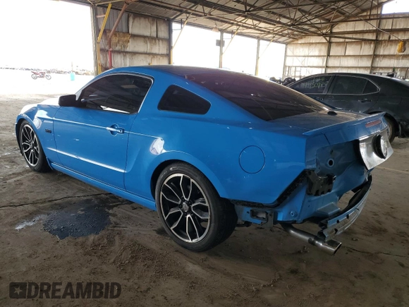 2013 Ford Mustang GT with VIN 1ZVBP8CF1D5215654, listed as a Copart auction lot 49056145 with 85,950 mi miles and Salvage Title. Bid and sale history available at carsss.com. Image 2.