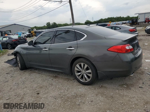 2012 Infiniti M37 with VIN JN1BY1AR2CM393522, listed as a Copart auction lot 65263404 with 123,266 mi miles and Non Repairable. Bid and sale history available at carsss.com. Image 2.