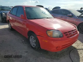 2005 Hyundai Accent GLS with VIN KMHCG45C15U596671, listed as a Copart auction lot 74834004 with 0 mi miles and Salvage Title. Bid and sale history available at carsss.com. Image 4.