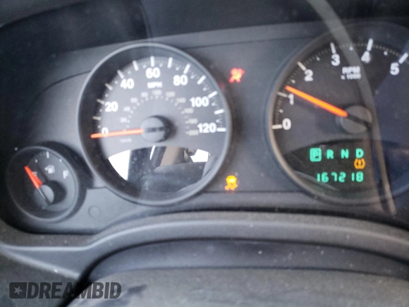 2012 Jeep Compass Latitude with VIN 1C4NJCEB7CD678529, listed as a Copart auction lot 76044044 with 167,218 mi miles and Salvage Title. Bid and sale history available at carsss.com. Image 9.