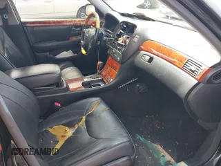 2004 Lexus LS 430 with VIN JTHBN36F740150599, listed as a IAAI auction lot 42056041 with 279,382 mi miles and . Bid and sale history available at DreamBid. Image 5.