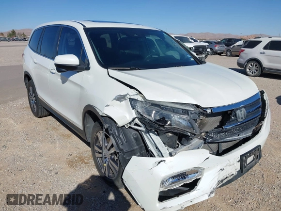 2017 Honda Pilot EX-L z VIN 5FNYF6H64HB084575, wystawiony jako IAAI lot #41857457 z przebiegiem 43 355 mil mil oraz . Historia ofert i sprzedaży dostępna na DreamBid. Obrazek 6.