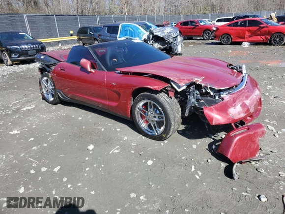 2002 Chevrolet Corvette with VIN 1G1YY32GX25100614, listed as a Copart auction lot 49794205 with 95,008 mi miles and Salvage Title. Bid and sale history available at carsss.com. Image 4.