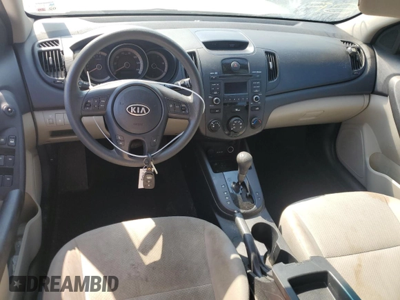 2010 Kia Forte EX with VIN KNAFU4A2XA5055286, listed as a Copart auction lot 75952004 with Not Provided miles and Salvage Title. Bid and sale history available at carsss.com. Image 8.