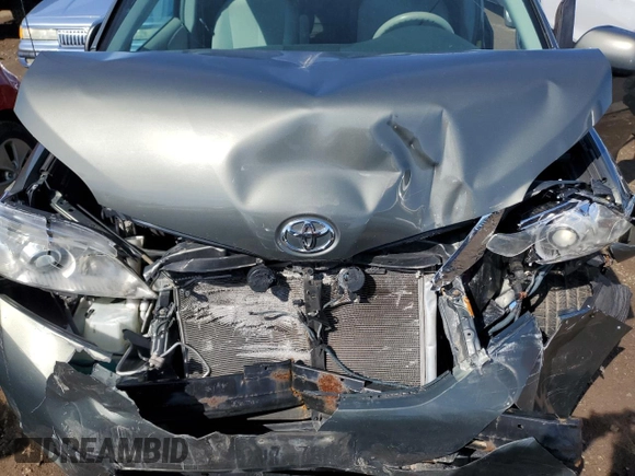 2011 Toyota Sienna LE AAS with VIN 5TDKK3DC7BS125716, listed as a Copart auction lot 50348735 with Not Provided miles and Non Repairable. Bid and sale history available at carsss.com. Image 12.