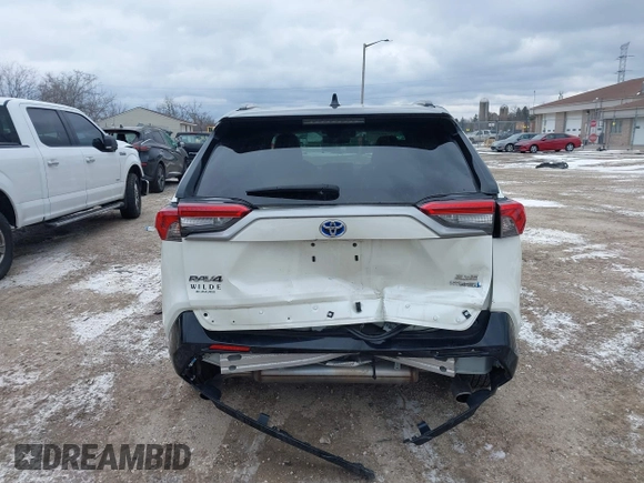 2021 Toyota RAV4 Hybrid XSE with VIN 4T3E6RFVXMU032368, listed as a IAAI auction lot 41358963 with 69,337 mi miles and . Bid and sale history available at DreamBid. Image 16.