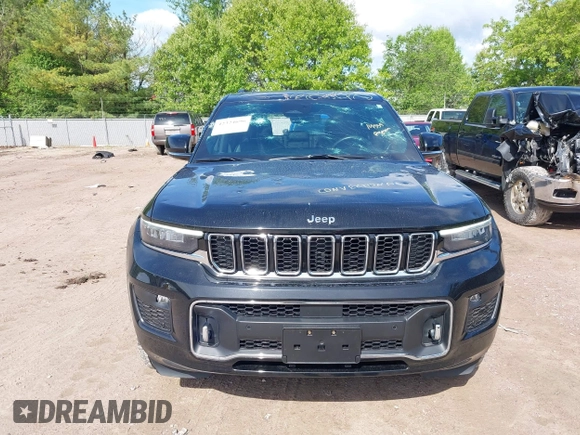 2021 Jeep Grand Cherokee Overland z VIN 1C4RJKDG9M8119728, wystawiony jako IAAI lot #42324696 z przebiegiem 48 379 mil mil oraz . Historia ofert i sprzedaży dostępna na DreamBid. Obrazek 12.