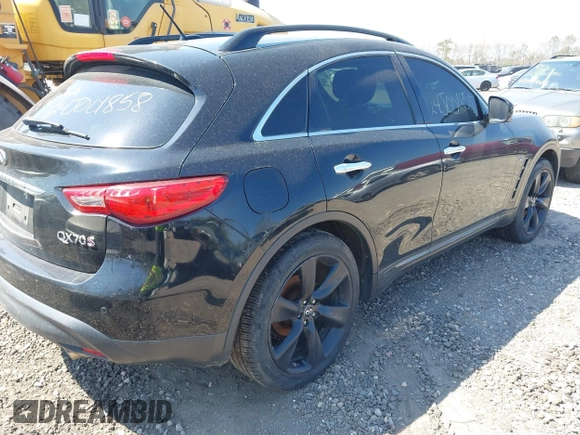 2015 Infiniti QX70 с VIN JN8CS1MWXFM481585, выставлен на аукционе IAAI как лот 42102964 с пробегом Не указан миль и . История ставок и продаж доступна на DreamBid. Изображение 4.
