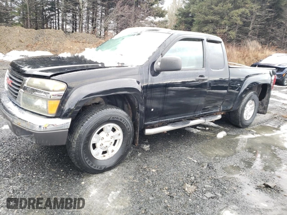 2007 GMC Canyon Work Truck with VIN 1GTDT19E978199462, listed as a Copart auction lot 80053134 with 101,597 mi miles and Salvage Title. Bid and sale history available at carsss.com. Image 1.