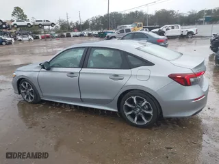 2025 Honda Civic Sedan Hybrid Sport with VIN 2HGFE4F89SH323964, listed as a IAAI auction lot 41625782 with 314 mi miles. Bid and sale history available at carsss.com. Image 14.