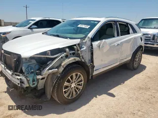 2018 Cadillac XT5 Luxury FWD with VIN 1GYKNCRS8JZ189732, listed as a Copart auction lot 63471535 with 63,997 mi miles and Salvage title. Bid and sale history available at DreamBid. Image 1.