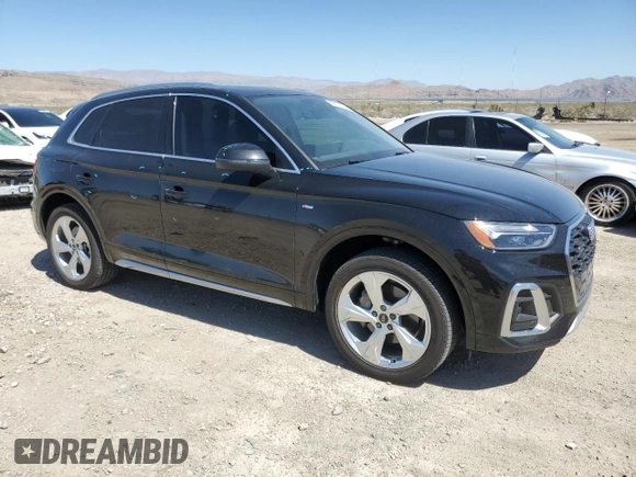 2022 Audi Q5 S line Premium Plus with VIN WA1EAAFYXN2127351, listed as a Copart auction lot 58170194 with 40,565 mi miles and Salvage title. Bid and sale history available at DreamBid. Image 4.
