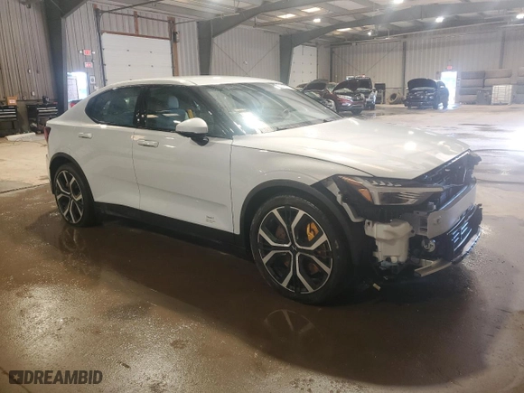 2023 Polestar 2 Performance with VIN YSMET3KA4PL127528, listed as a Copart auction lot 48607635 with 55,227 mi miles and Clean Title. Bid and sale history available at carsss.com. Image 4.