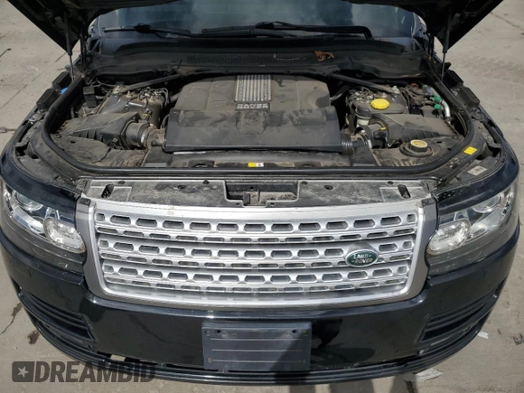 2014 Land Rover Range Rover Supercharged with VIN SALGS2TF8EA195067, listed as a Copart auction lot 53537105 with 131,368 mi miles and Salvage Title. Bid and sale history available at DreamBid. Image 11.