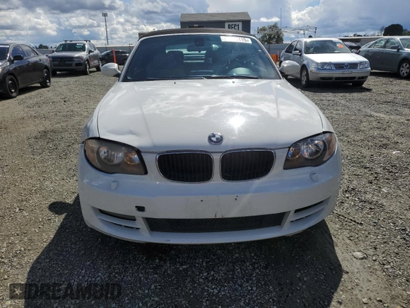 2008 BMW 1 Series 128i with VIN WBAUL73578VE88077, listed as a Copart auction lot 48655115 with 142,931 mi miles and Salvage title. Bid and sale history available at DreamBid. Image 5.
