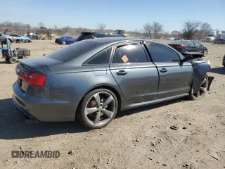 2014 Audi A6 Prestige z VIN WAUHGAFC9EN011544, wystawiony jako Copart lot #48683895 z przebiegiem Nie podano mil oraz Szkoda całkowita • Salvage title. Historia ofert i sprzedaży dostępna na DreamBid. Obrazek 3.