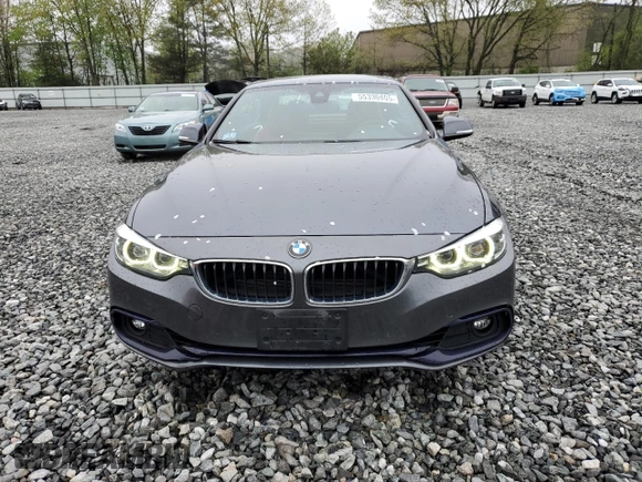 2019 BMW 4 Series 430i xDrive with VIN WBA4Z3C56KEC58481, listed as a Copart auction lot 55330405 with 57,617 mi miles and Salvage title. Bid and sale history available at DreamBid. Image 5.