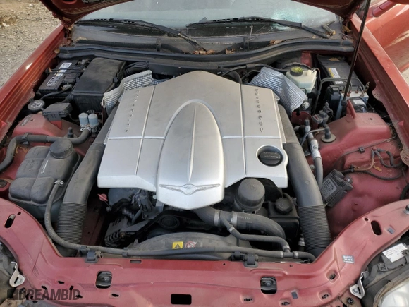 2005 Chrysler Crossfire Limited with VIN 1C3AN69L45X034449, listed as a Copart auction lot 45936375 with 86876 miles and Salvage Title. Bid and sale history available at carsss.com. Image 11.