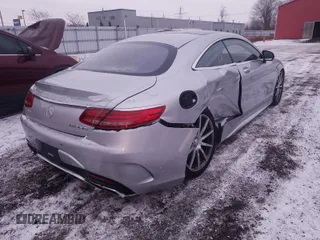 2015 Mercedes-Benz S-Class S 63 AMG with VIN WDDXJ7JBXFA004991, listed as a Copart auction lot 56704480 with 31,641 mi miles. Bid and sale history available at carsss.com. Image 4.