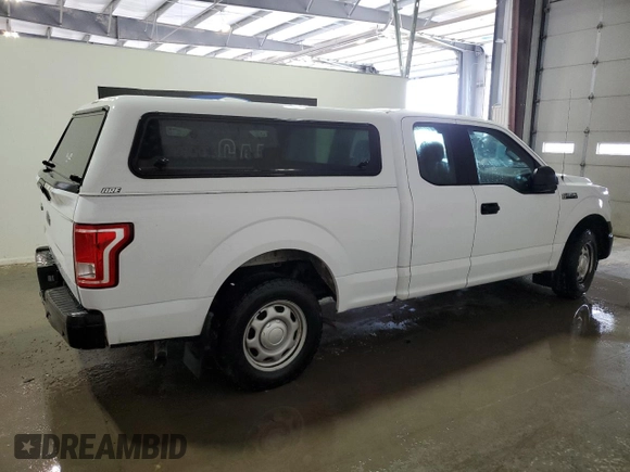 2017 Ford F-150 XL with VIN 1FTEX1C88HKD34074, listed as a Copart auction lot 52376215 with 152,837 mi miles and Clean Title. Bid and sale history available at carsss.com. Image 3.