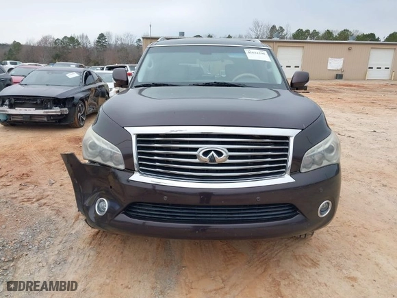 2013 Infiniti QX56 with VIN JN8AZ2NE8D9061306, listed as a IAAI auction lot 41621298 with NaN miles. Bid and sale history available at carsss.com. Image 12.