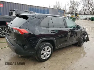2022 Toyota RAV4 LE with VIN 2T3F1RFV9NW301142, listed as a Copart auction lot 48855475 with 45,284 mi miles and Salvage Title. Bid and sale history available at carsss.com. Image 3.