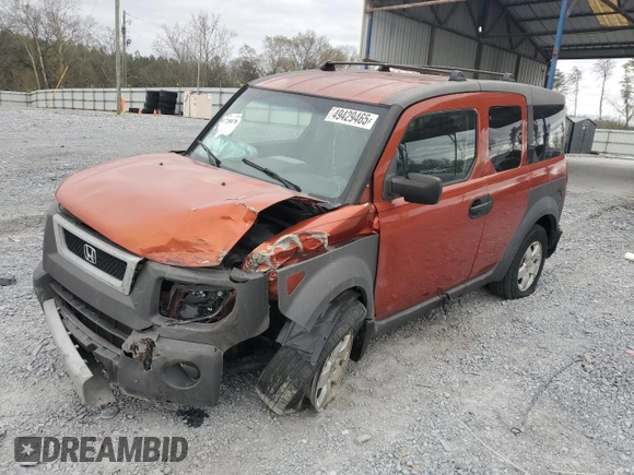 2003 Honda Element EX with VIN 5J6YH18503L015483, listed as a Copart auction lot 49429465 with 218,937 mi miles and Salvage Title. Bid and sale history available at DreamBid. Image 1.