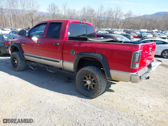 2007 Dodge Ram 2500 SLT with VIN 3D7KS28AX7G851598, listed as a IAAI auction lot 41742099 with 188,013 mi miles. Bid and sale history available at carsss.com. Image 3.