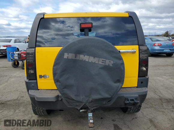 2006 Hummer H3 with VIN 5GTDN136368109788, listed as a Copart auction lot 53240495 with 148,975 mi miles and Salvage Title. Bid and sale history available at carsss.com. Image 6.